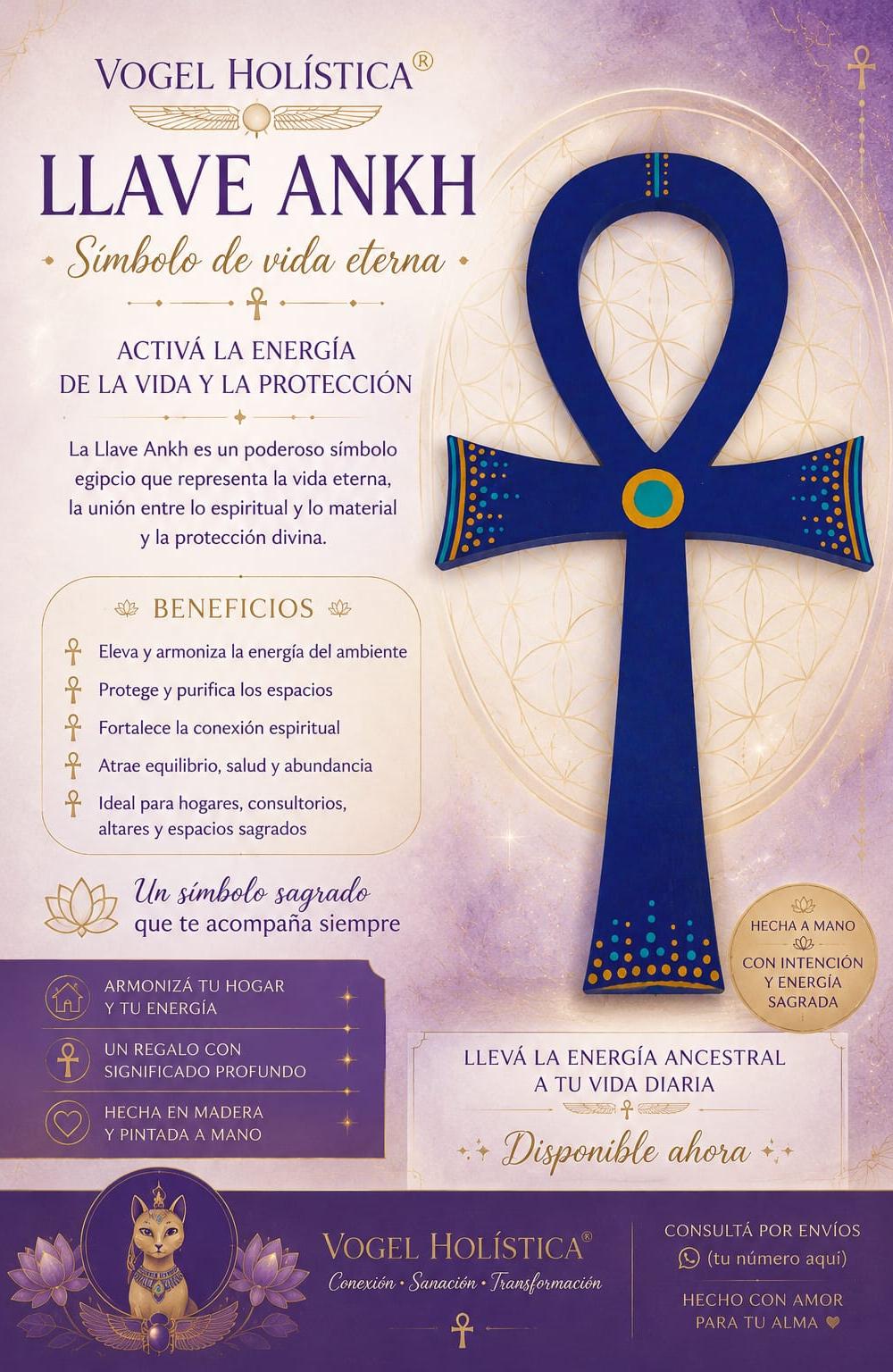 LLAVE ANKH VOGEL HOLÍSTICA®